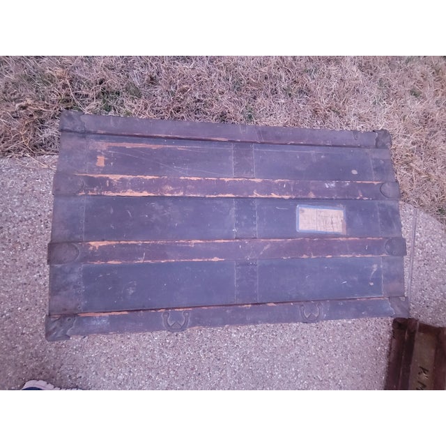 1900s Antique German Steamer With Dome Top For Sale In Dallas - Image 6 of 13