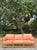 Coastal Vintage Coastal McGuire Trellis Rattan Sofa For Sale - Image 3 of 12