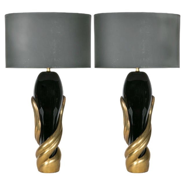 Vintage Sculptural Lamps by Enzo Missoni, Set of 2 For Sale