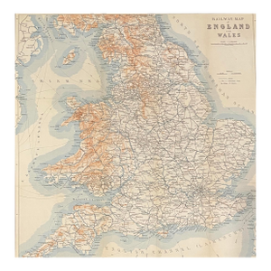 1910 England and Wales Railway Map
