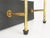 Black Metal, Brass and Opaline Glass 4-Light Wall Lamps, 1950s, Set of 2 For Sale - Image 9 of 15