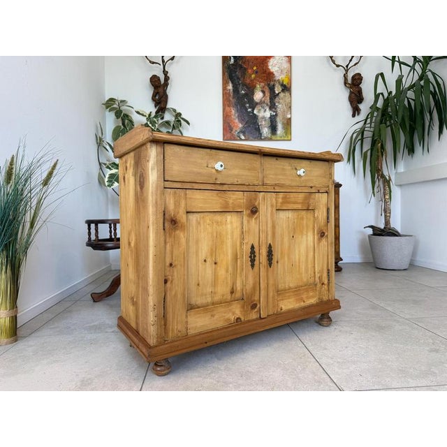 Rustic Shop Apothecary Cabinet For Sale - Image 5 of 14