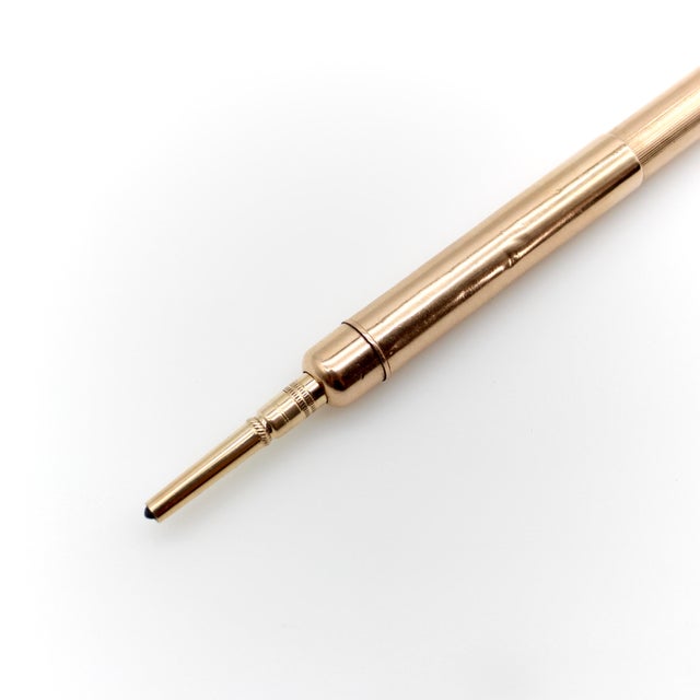 Late 19th Century Victorian 14k Gold Telescoping Mechanical Pencil For Sale - Image 4 of 9