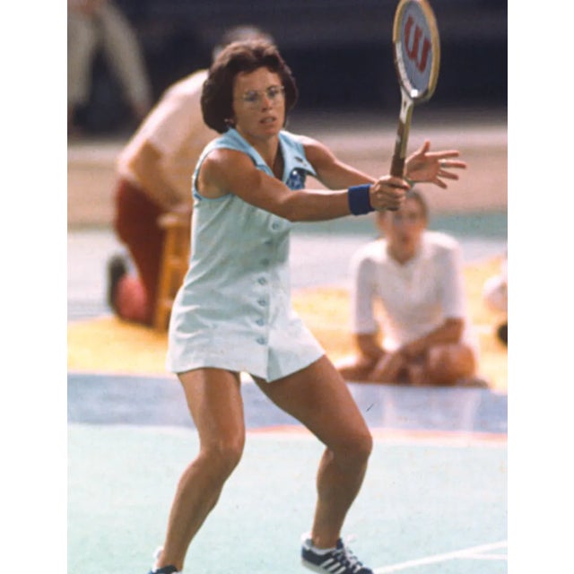 American Billie Jean King Signed Tennis Racquet & Leather Case - 1970s For Sale - Image 3 of 13