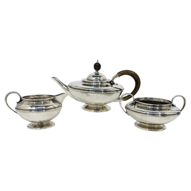 Silver Tea Service from Liberty & Co., Birmingham, 1912, Set of 3 For Sale - Image 12 of 12