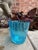 Blue Vintage Blue Murano Glass Ice Bucket With Hand Blown Handles For Sale - Image 8 of 8