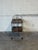 Chrome Folding Rolling Bar Cart With Wood Grain Trays Mid-Century Modern 1970s For Sale - Image 10 of 10