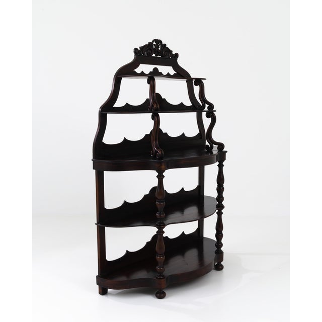 19th Century French Wooden Shelf with Original Patina For Sale In Greensboro - Image 6 of 7