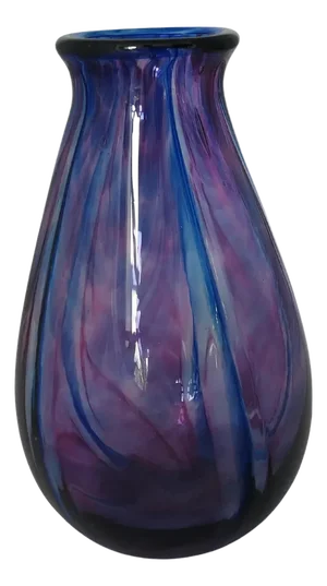 Isle of Wight Studio Glass Vase by Peter Ross