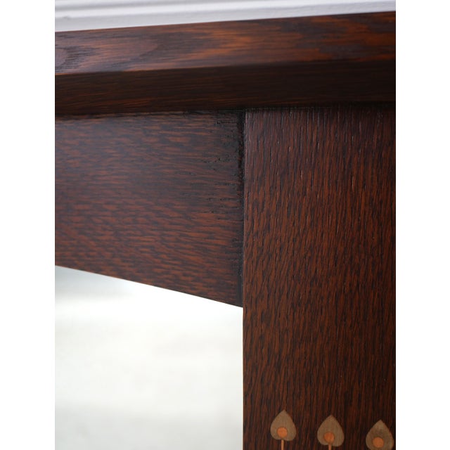 Wood Stickley Mission Oak Harvey Ellis Mirror For Sale - Image 7 of 9