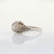 Vintage Estate Diamond Ring, 5mm Round Natural Diamond Solitaire: Solid 14k Gold, Size 6.75 For Sale In Columbus - Image 6 of 8