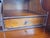 Vintage Writing Bureau Desk in Leather and Mahogany, 1960 For Sale - Image 13 of 18