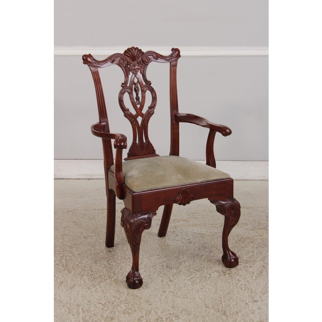Age: Approx: 20 Years Old Details: Ball & Claw Feet Fine Carved Details High Quality Construction 18 C. Design Chippendale...