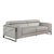 Contemporary Giorgio Modern Italian Leather 3-Piece Sofa Set - Light Grey | Mi-989 For Sale - Image 3 of 5