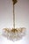 1970s Brass & Lead Crystal Chandelier from Palwa For Sale - Image 5 of 15