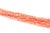 Modern Cellini Diamond Studded Coral Branch Clasp on Multistrand Coral Bead Necklace For Sale - Image 3 of 10