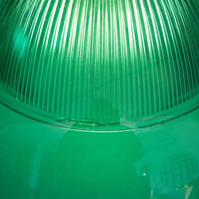 Green Plastic Pendant Lamp, 1960s For Sale - Image 13 of 14