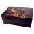 Metal Vietnamese Black and Orange Box in Lacquered Wood For Sale - Image 7 of 7