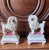 Antique Victorian Staffordshire Spaghetti Poodles on Pillow Bases - A Pair For Sale In Dallas - Image 6 of 16