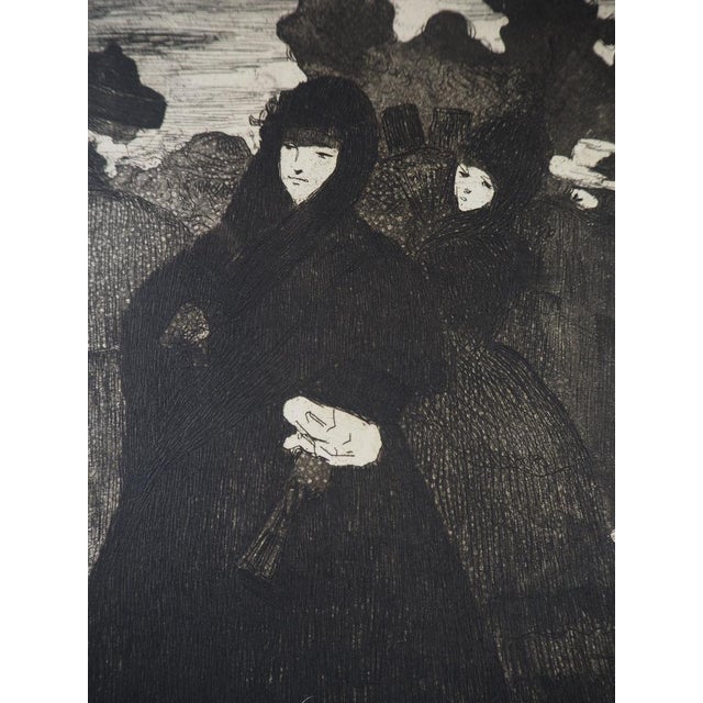 Edouard Manet, At the Prado, 1865, Original Etching For Sale - Image 5 of 10