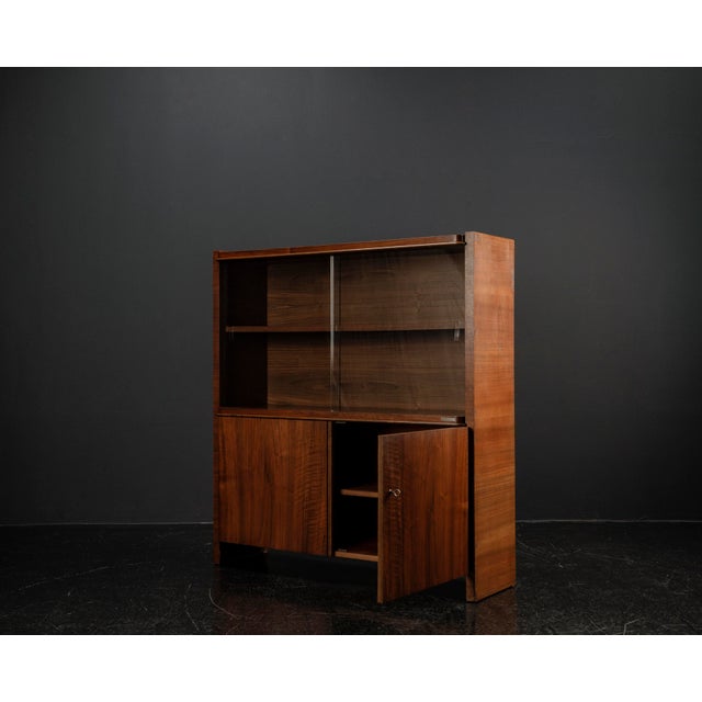 Wood Art Deco Cabinet in Mahogany by Bruno Paul for Veb Deutsche Werkstätten Hellerau, 1930s For Sale - Image 7 of 18