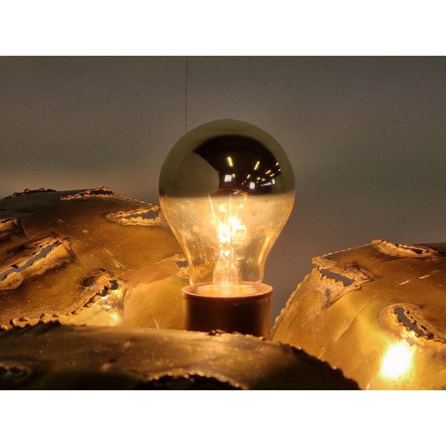 Palm Table Lamp by Maison Jansen, 1970s For Sale - Image 12 of 14