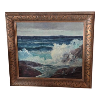 George Sanders Bickerstaff California Seascape For Sale