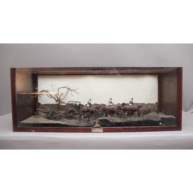Diorama of Royal Artillery Gun Team, 1920s For Sale - Image 11 of 11