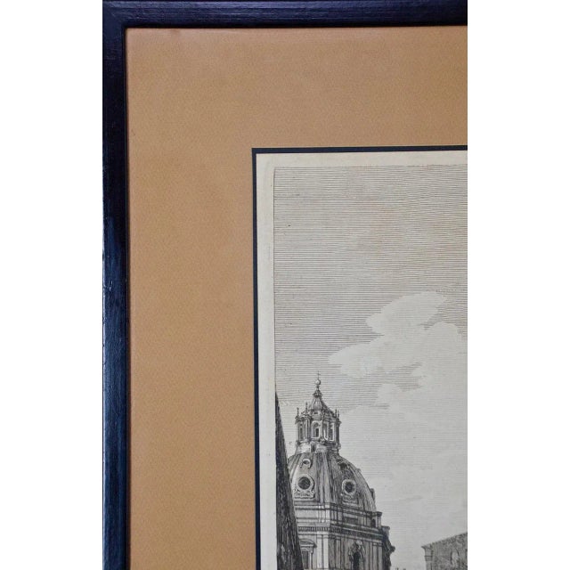 Luigi Rossini 19th Century Etching of the Ancient Column of Trajan in Rome by Luigi Rossini , 1823 For Sale - Image 12 of 12
