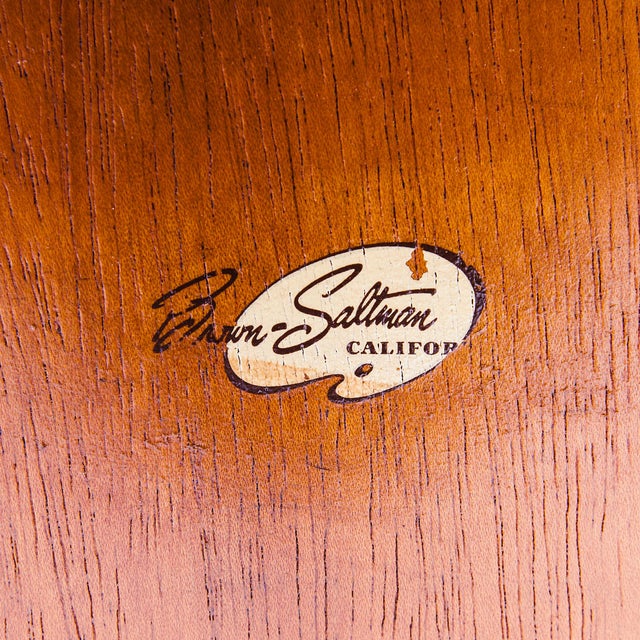 Restored 1950s Paul Laszlo for Brown Saltman Floating Top Mahogany Coffee Table For Sale - Image 11 of 12