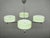 Art Deco Green Opaline Glass Chandelier, Former Czechoslovakia, 1930s For Sale - Image 10 of 14