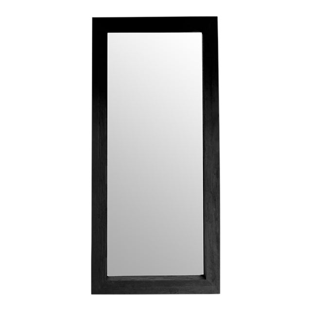 Black Wood Full Length Mirror For Sale