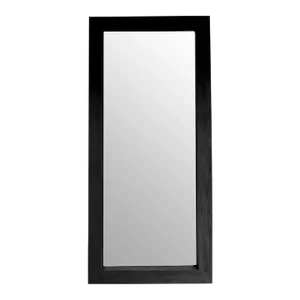 Black Wood Full Length Mirror