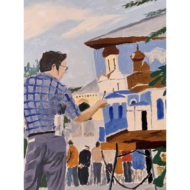 Oil Painting City Master Oleksandr Gukalov For Sale - Image 9 of 12