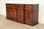 English Stickley Georgian Banded Flame Mahogany Sideboard, Credenza, or Bar Cabinet For Sale - Image 3 of 14