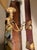 Metal Large Tuscan Empire Giltwood and Faux Porphyry Wall Sconces, Set of 2 For Sale - Image 7 of 15