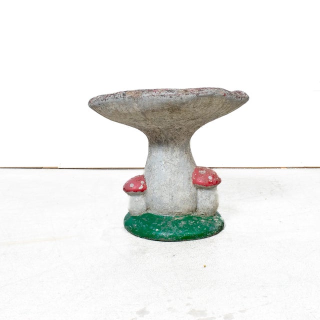 Mid-20th Century French Cast Concrete Mushroom Garden Seat or Stool For Sale - Image 11 of 18