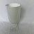 1990s Italian White Glass Vase Silicon Design on Pedestal For Sale - Image 9 of 10