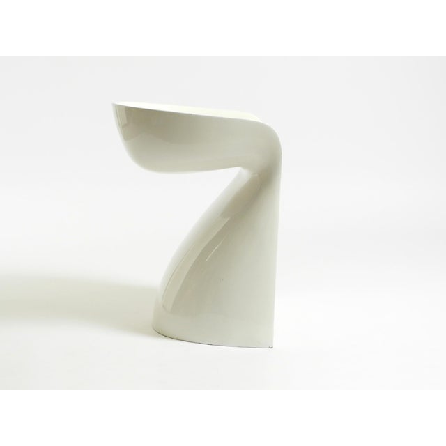 Vintage White Stool by Winfried Staeb, 1970s For Sale - Image 7 of 18