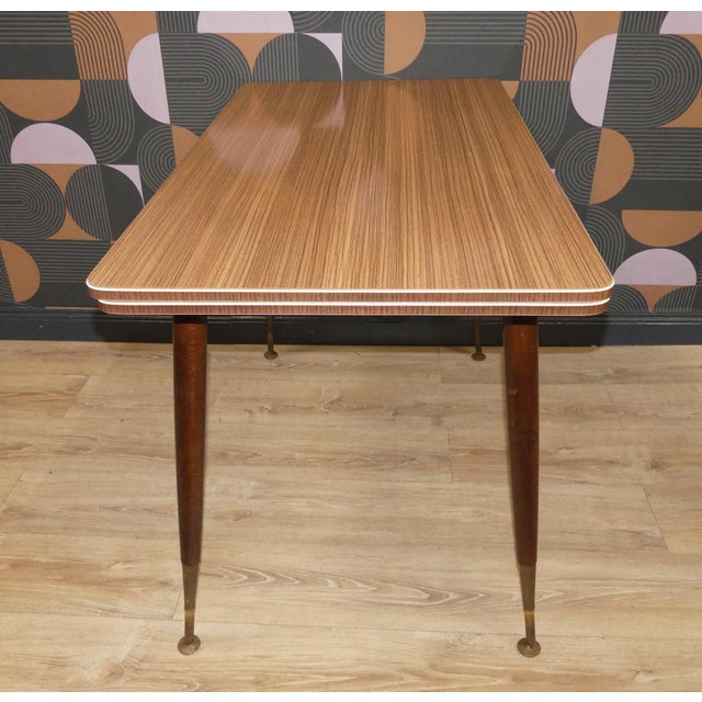 Wood Vintage Extendable Coffee Table with Crank, 1960s For Sale - Image 7 of 11