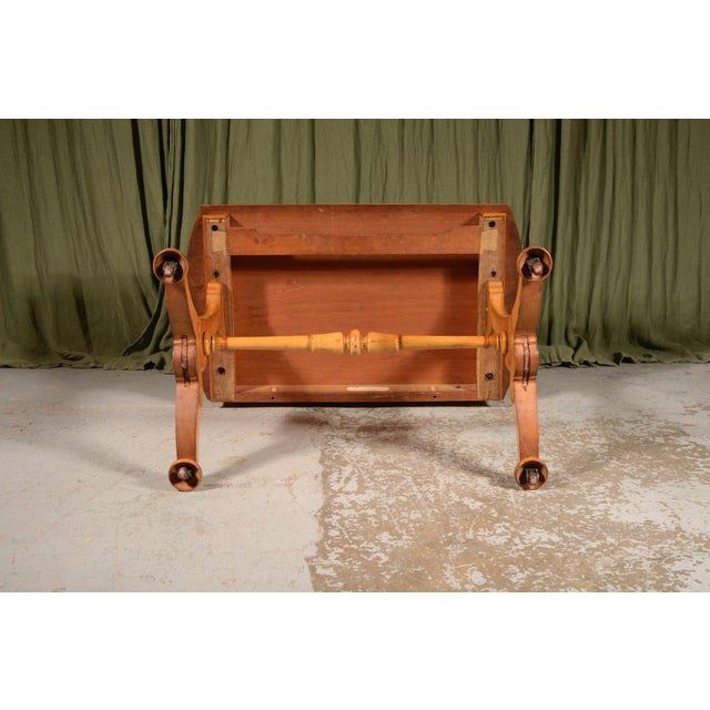 Sycamore Writing Table by Marsh and Jones, Leeds, 1865 For Sale - Image 10 of 12