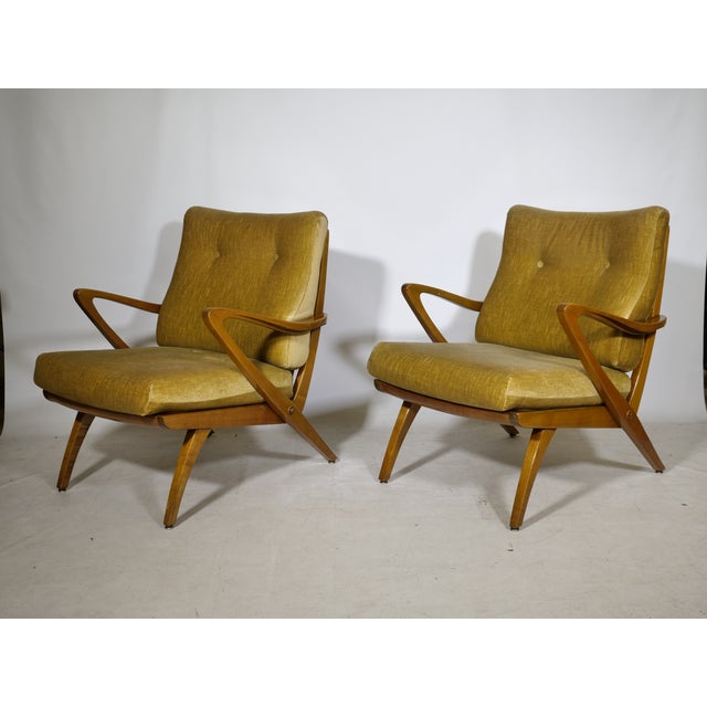 Mid-Century Modern Lounge Chairs by Guglielmo Ulrich, 1950s, Set of 2 For Sale - Image 6 of 10