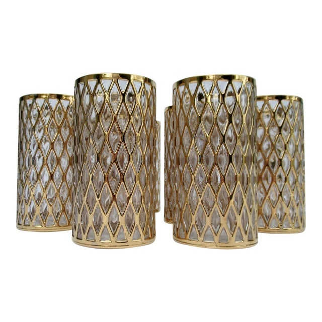 Vintage C.1960's Imperial Glass Co. 22kGold 