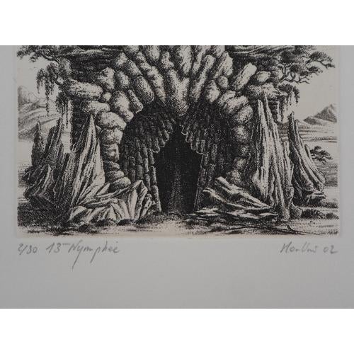 François Houtin, 12th Nymph, Engraving For Sale - Image 3 of 6