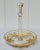 Transparent Vintage Moser Style Candy Dish W/Gold Details For Sale - Image 8 of 13