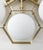 White 21st Century Hive Satin Brass Matte White Murano Flush Mount by Fabio LTD For Sale - Image 8 of 9