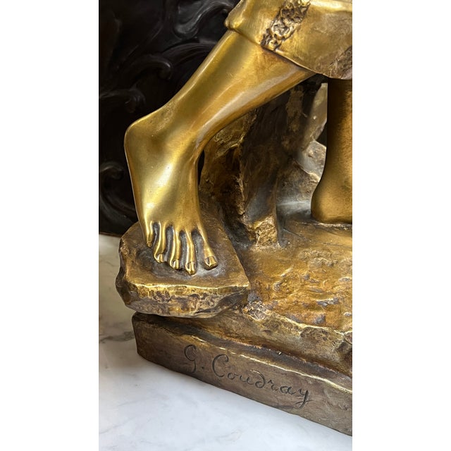 Bronze Late 19th Century Georges-Charles Coudray Bronze Orientalist Sculpture For Sale - Image 8 of 12
