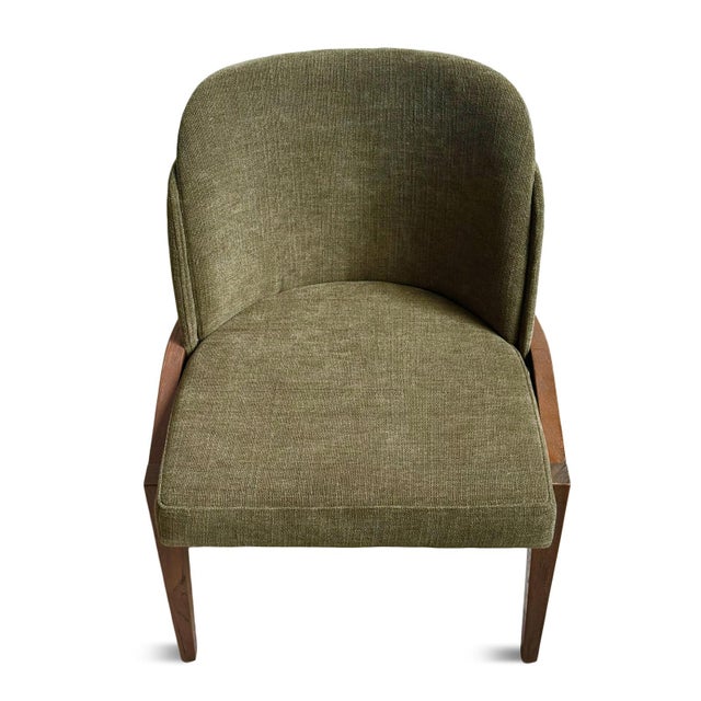 Olive Walnut Ellery Dining Chair For Sale - Image 10 of 12