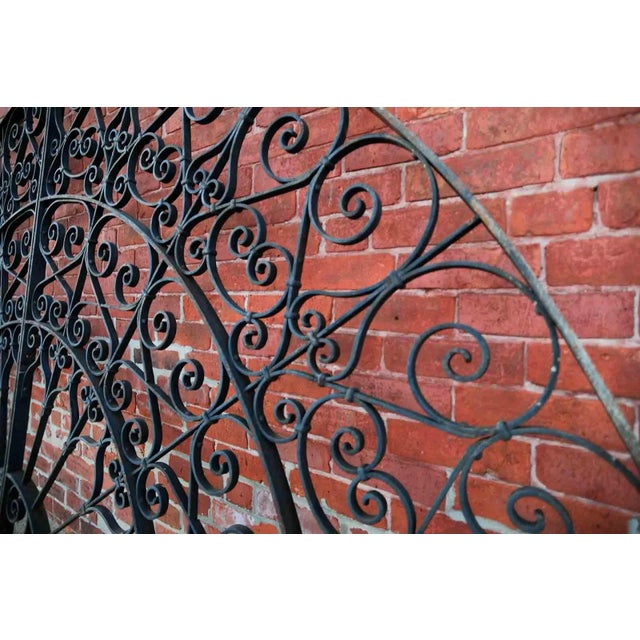 Metal Skylight Grill Antique Wrought Iron For Sale - Image 7 of 10