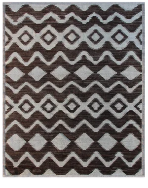 Hand-Knotted Navajo Style Inspired Rug - 9′3″ × 12′